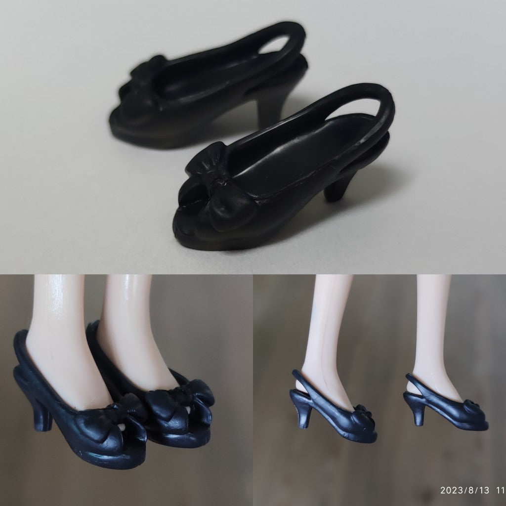 1/6 scale plastic doll shoes — vintage heels, pumps and sandals, catalog view 11