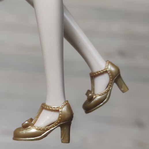 1/6 scale plastic doll shoes — colorful heels, flats and sandals, catalog view 6
