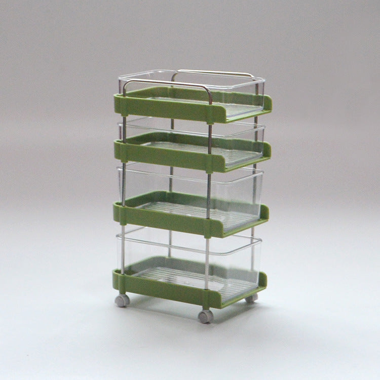 1:6 scale dollhouses and BJD doll displays kitchen cart
