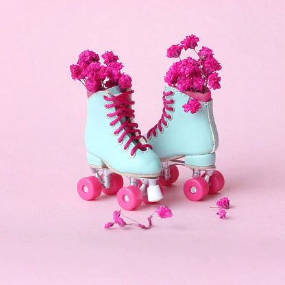 Macaron Color Retro Quad Roller Skates for Dolls – Multi-Color | Universal Fit for Blythe, Licca, Azone, FR & Obitsu 22/24