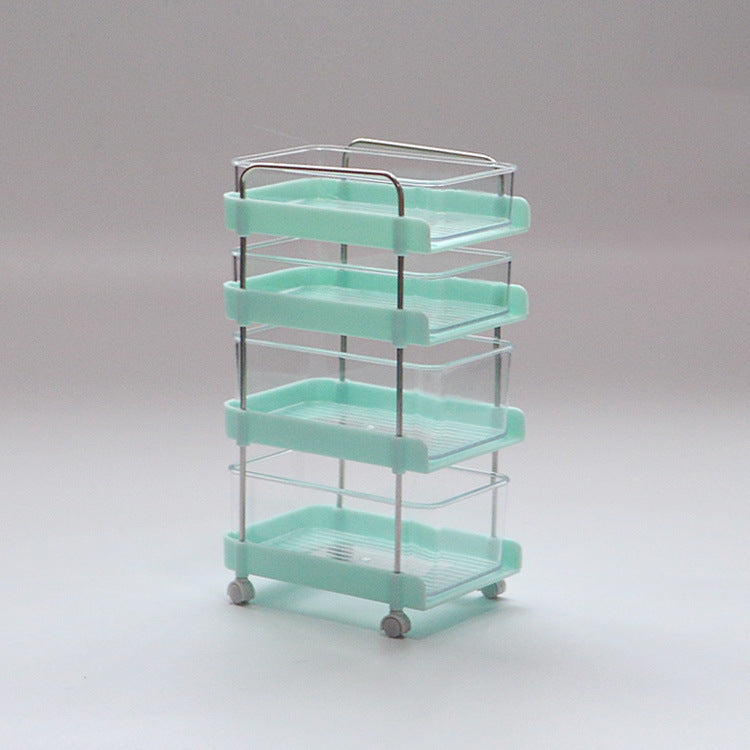 1:6 scale dollhouses and BJD doll displays kitchen cart