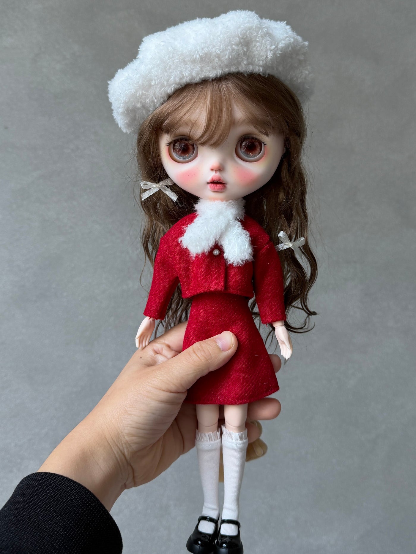 1/6ドール用 ツイード上下セット｜多色展開｜Blythe・Obitsu24・Azone・Licca・Cherryちゃん対応