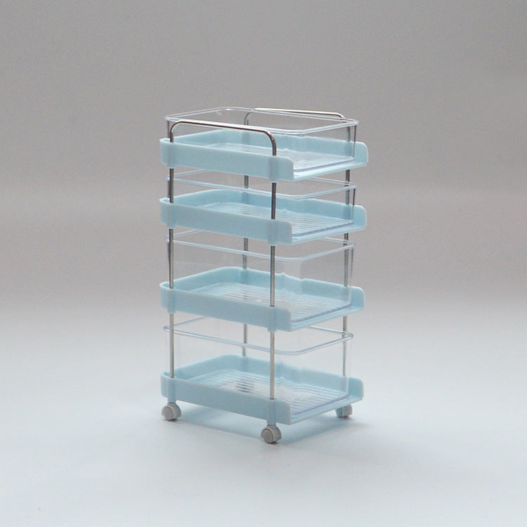 1:6 scale dollhouses and BJD doll displays kitchen cart