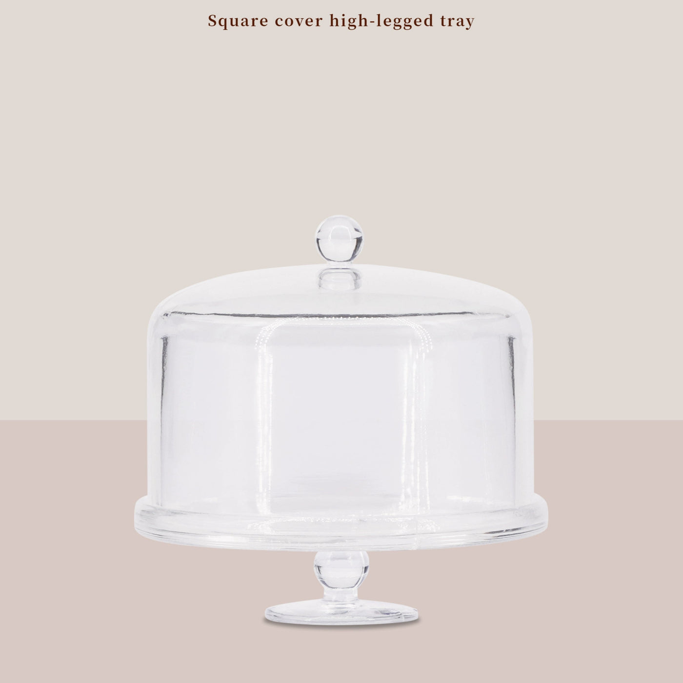 1/6 Scale Transparent Cake Stand – Miniature Dessert Display Tray for Dollhouse Bakery & Afternoon Tea | BJD & Blythe