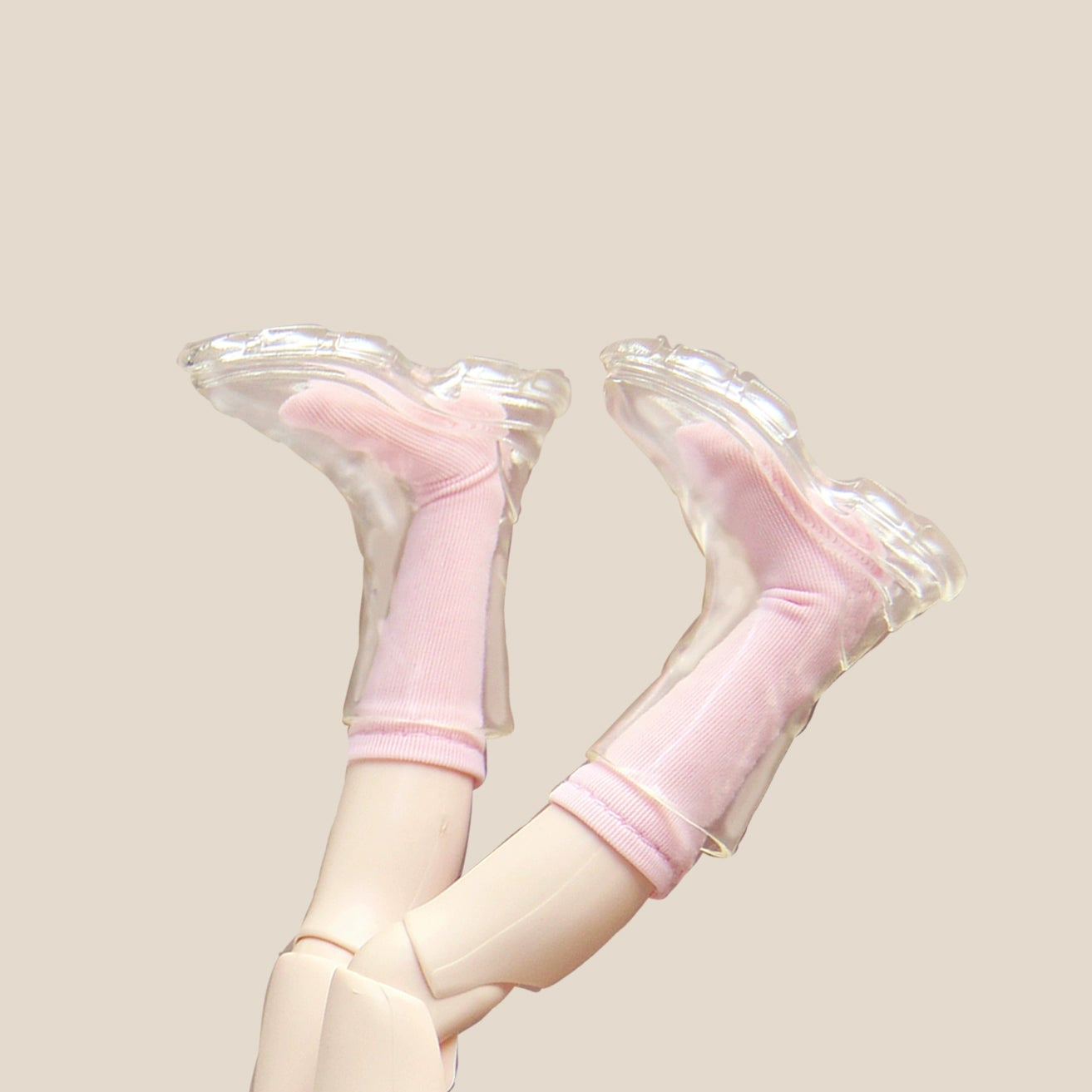 Retro Martin-Style Rain Boots for Dolls – Multi-Color | Universal Fit for Blythe, Barbie, Licca, FR & Obitsu 22/24