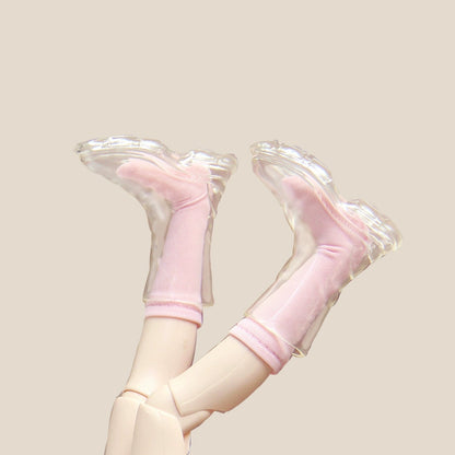 Retro Martin-Style Rain Boots for Dolls – Multi-Color | Universal Fit for Blythe, Barbie, Licca, FR & Obitsu 22/24