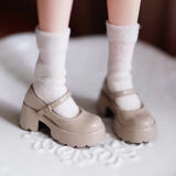 1/6ドール用 厚底メリージェーン| ブライス、リカちゃん、アゾン、FR、オビツ22/24