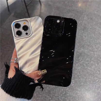 Artistic iPhone Case – Independent Designer Style | Multiple Models Available|Pleated wavy