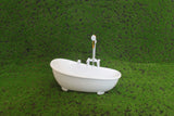 1/6 Scale Electric Miniature Bathtub – Battery-Operated Water Spray Toy for Dolls & Action Figures