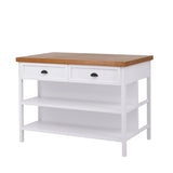 1/6 Scale Kitchen Island & Work Table – Modern Miniature Dollhouse Furniture for BJD & Blythe | Pairs with Bar Stools