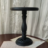 Handmade Vintage Carved Round Table – Multi-Color Options | Fits 1/3, 1/4, 1/6 Scale Dolls