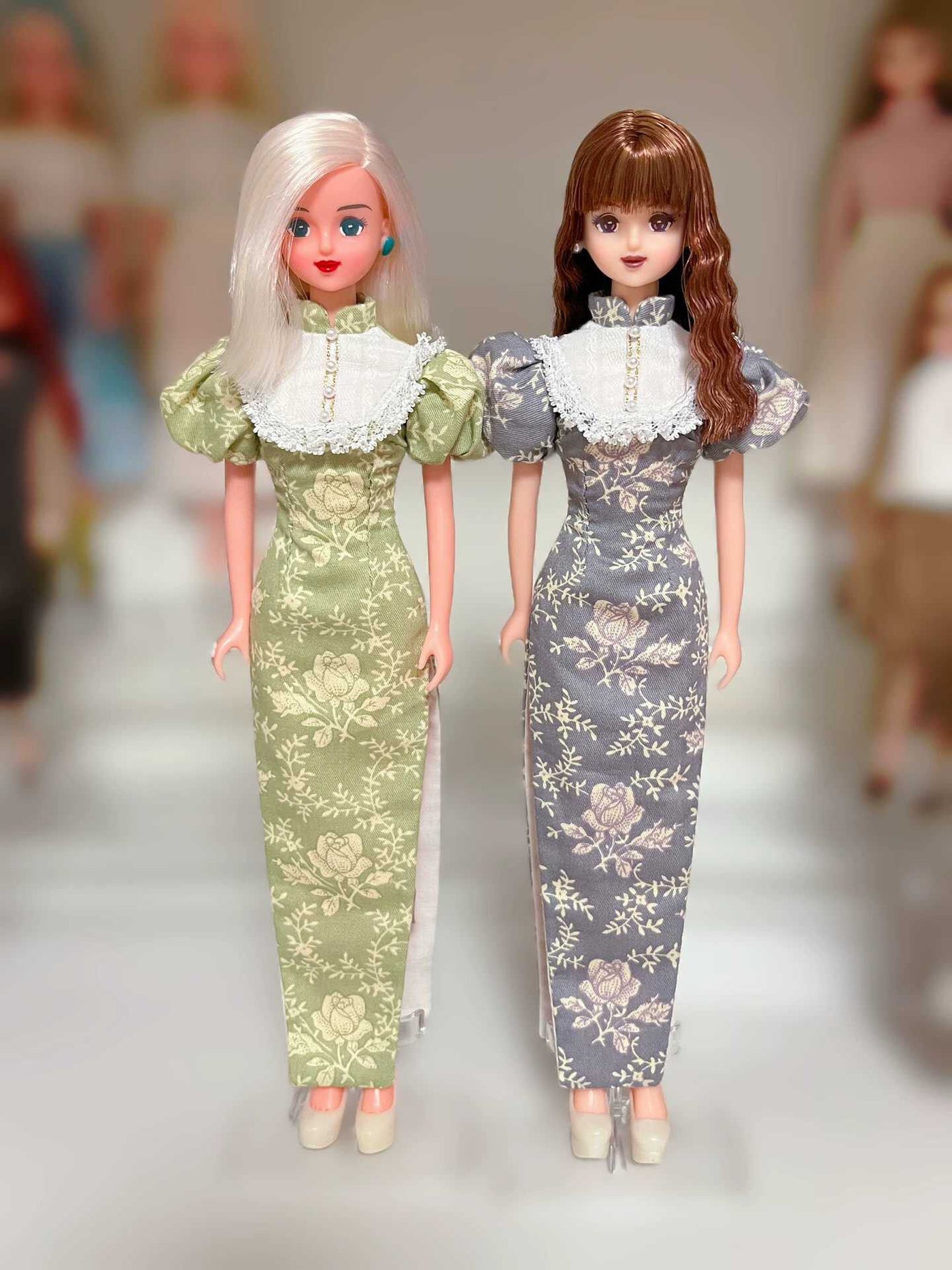 【受注製作・8月30日締切】 1/6ドール用チャイナドレス｜momoko・ジェニー・Obitsu27対応｜ 60種類生地オーダーメイド
