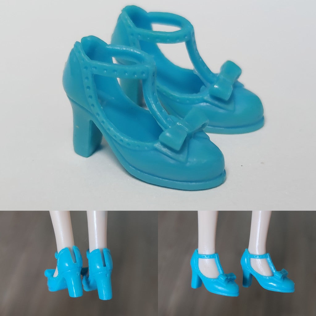 1/6 scale plastic doll shoes — vintage heels, pumps and sandals, catalog view 19