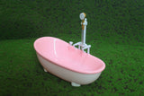 1/6 Scale Electric Miniature Bathtub – Battery-Operated Water Spray Toy for Dolls & Action Figures