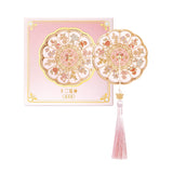 Send From Forbidden City |Portable Mirror Inspired by Ancient Palace Museum Relics – Handheld, Bronze-Style, Folding, and Gift Set with Comb