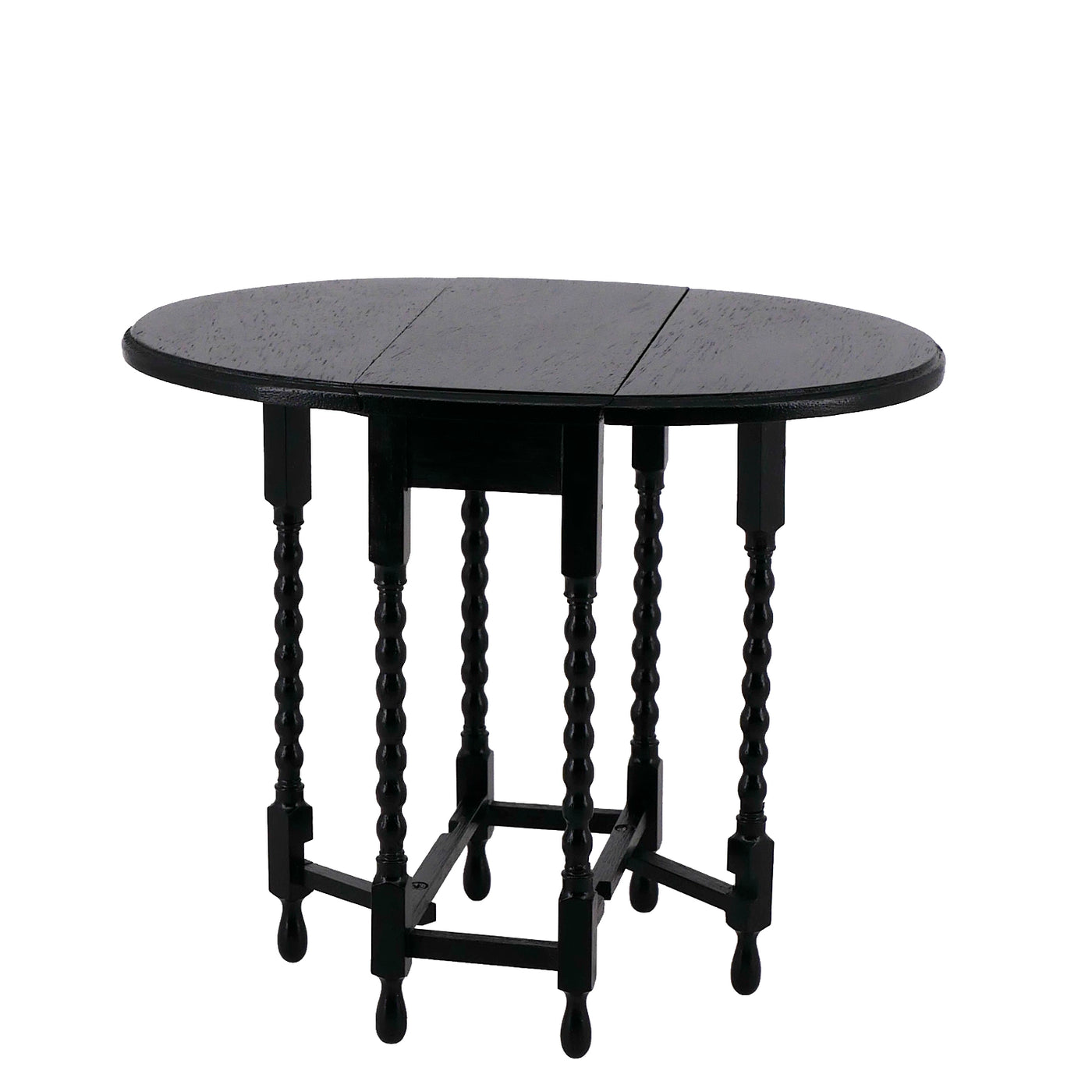 1/6 Scale Oval Folding Table / Side Table – Space-Saving Miniature Dollhouse Furniture for BJD & Blythe