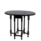 1/6 Scale Oval Folding Table / Side Table – Space-Saving Miniature Dollhouse Furniture for BJD & Blythe