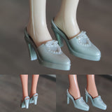 1/6 scale plastic doll shoes — vintage heels, pumps and sandals, catalog view 12