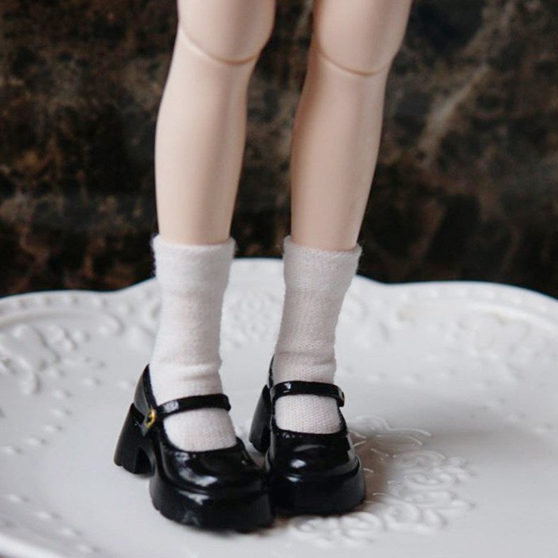 1/6ドール用 厚底エナメル メリージェーン シューズ