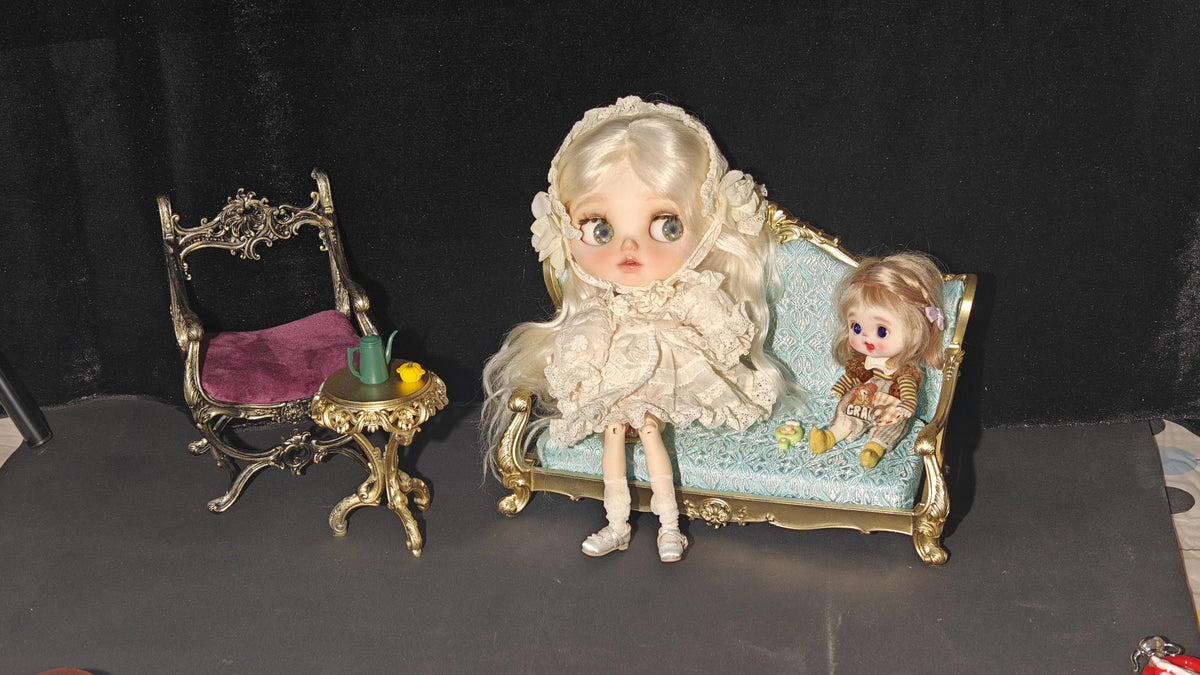 Four-quarter and six-point Baroque miniature sofas! Brand new BJD doll furniture! New store opening, limited