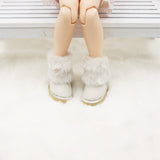 1/6ドール用 冬ファースノーブーツ | ブライス、リカちゃん、アゾン、モモコ、FR、オビツ22/24