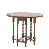 1/6 Scale Oval Folding Table / Side Table – Space-Saving Miniature Dollhouse Furniture for BJD & Blythe