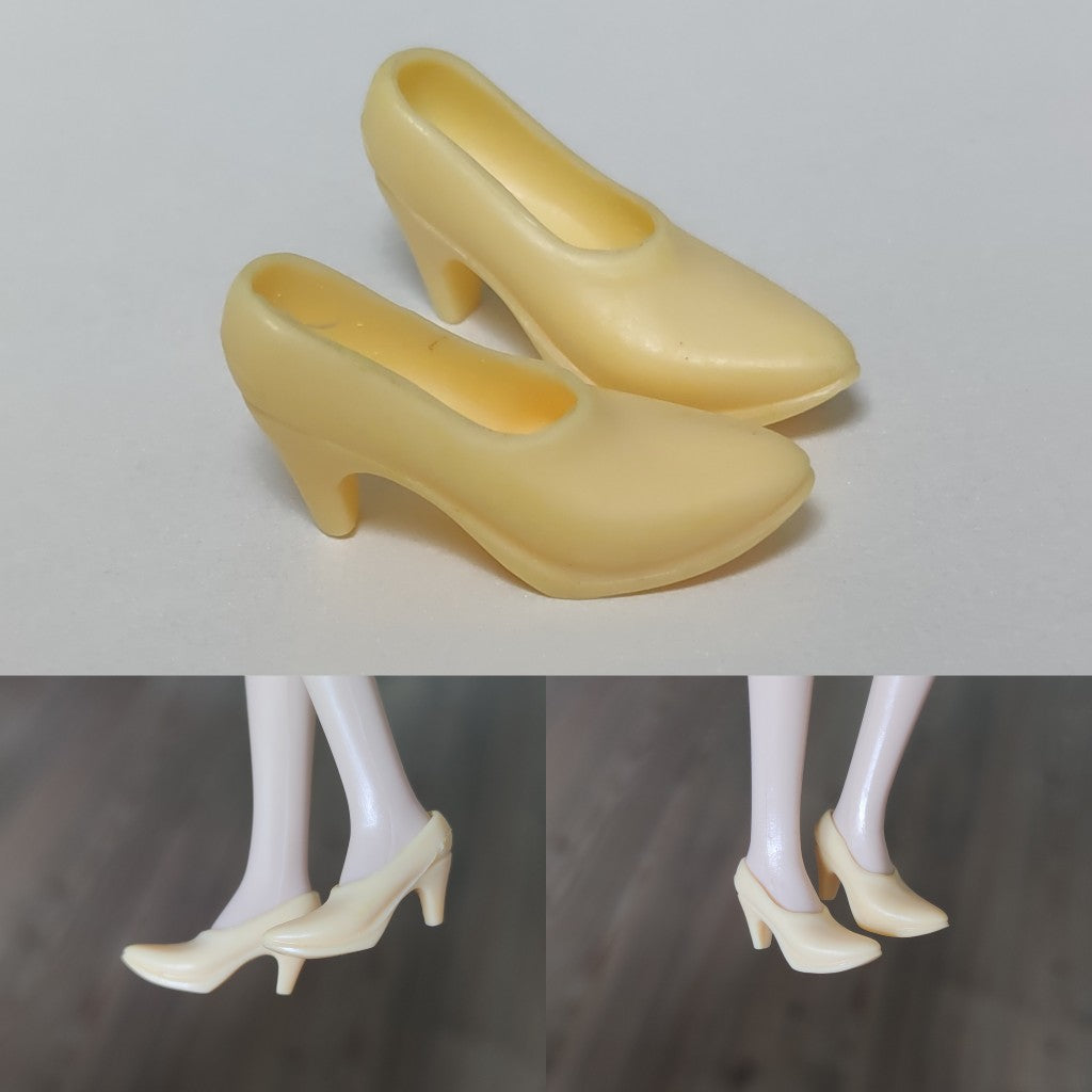 1/6 scale plastic doll shoes — vintage heels, pumps and sandals, catalog view 18