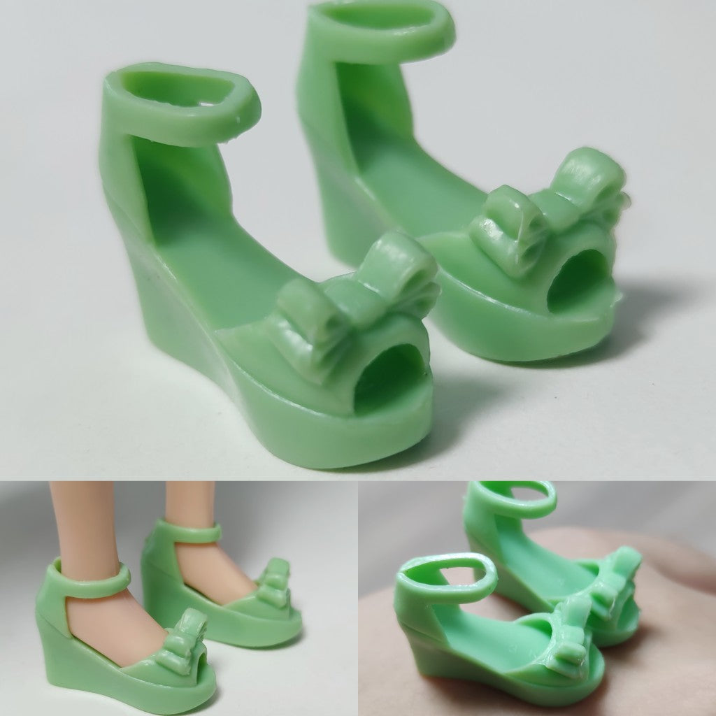 1/6 scale plastic doll shoes — casual boots, sandals and pumps, catalog view 19