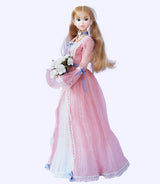 Spring Reverie romantic 1/6 doll dress front detail