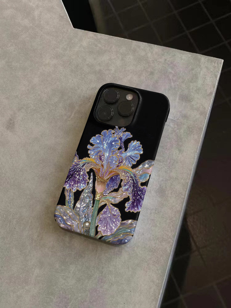 Artistic iPhone case featuring independent designer artwork, available for multiple iPhone models.