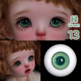 BJD glass eyes color reference image