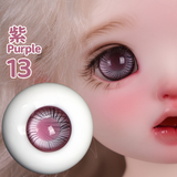 BJD glass eyes product detail image with Japanese and English color label
