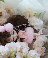 Bubblegum pink princess ballet tutu dress for a 1/6 scale fashion doll.