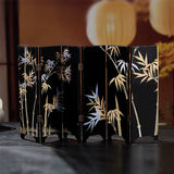 Miniature Chinese folding screen for a tea room style doll scene