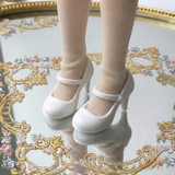 1/6ドール用 ソフト素材ハイヒール｜軽量プラスチックブライス、リカちゃん、アゾン、モモコ、ポピーパーカー、FR、オビツ22/24