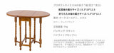 1/6 Scale Oval Folding Table / Side Table – Space-Saving Miniature Dollhouse Furniture for BJD & Blythe