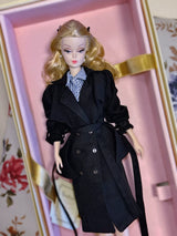Made-to-order vintage trench coat for 1/6 scale fashion dolls