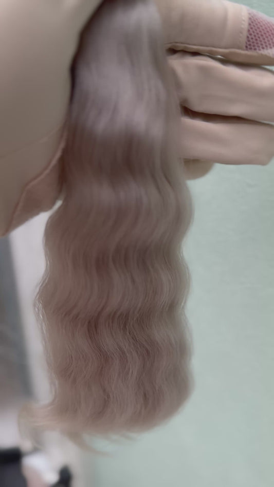 High-Gloss Mohair  for Dolls | Ash Blonde 25-30cm
