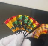 1/6 Scale Handmade Japanese Folding Fan for Dolls | Artisan Mini Fan for BJD & Obitsu