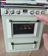 1/6 Doll House Model Furniture Accessories Mini Model Stove and Range HoodRange Hood & Light-Up Oven