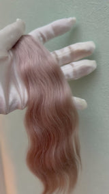 High-Gloss Mohair  for Dolls | Milk Tea 20-25cm