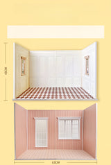 1/6 Scale Dollhouse Wallpaper – waterproof material | DIY Miniature Wall Decoration for BJD & Blythe