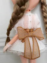 1/6 scale tulle doll dress four-piece set for Blythe and Obitsu dolls | product image 3