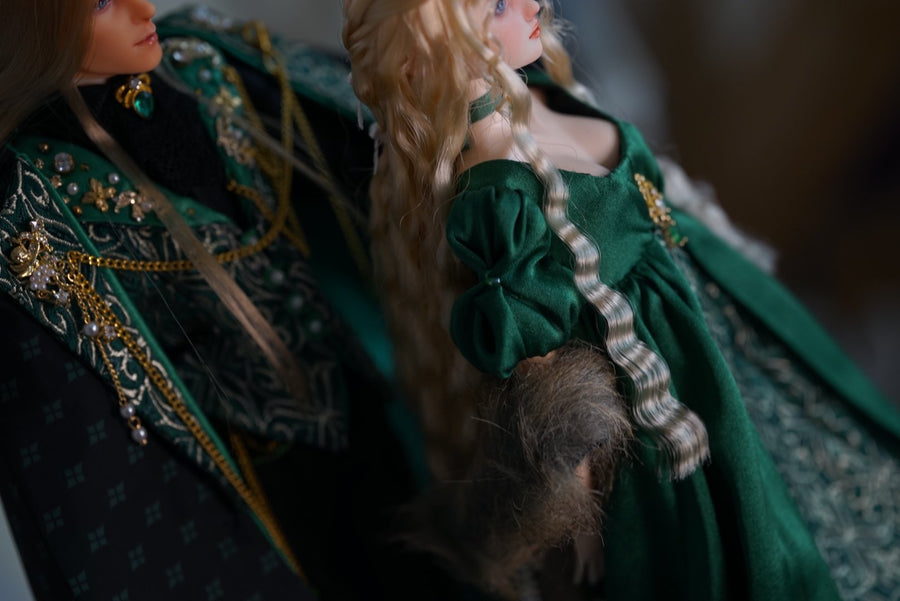 Custom-order 1/6 scale European-style formal doll costume reference by Umigami Tama