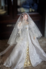 Custom-order 1/6 scale European-style doll dress reference by Umigami Tama