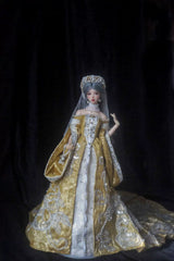 Custom-order 1/6 scale Empire and medieval-style doll costume reference by Umigami Tama
