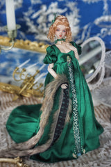 OOAK 1/6 scale Empire-style formal doll outfit reference by Umigami Tama