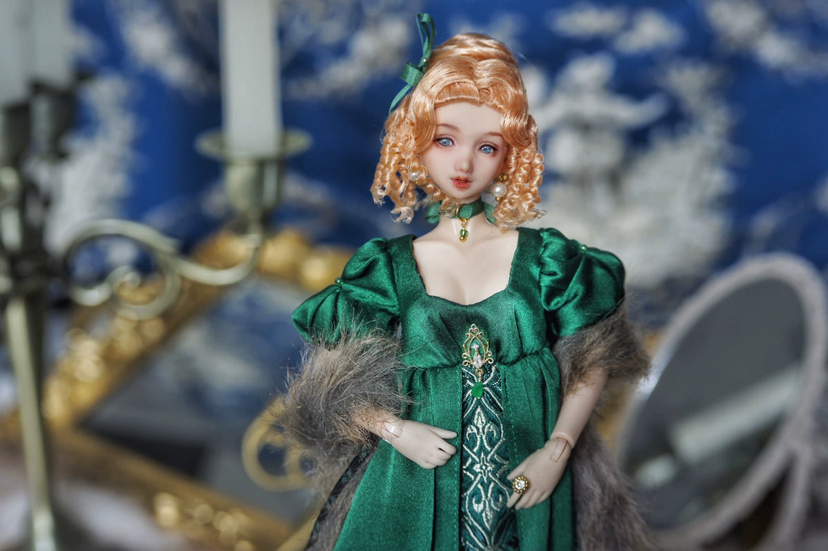 OOAK 1/6 scale Empire-style formal doll outfit reference by Umigami Tama