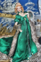 OOAK 1/6 scale Empire-style formal doll outfit reference by Umigami Tama