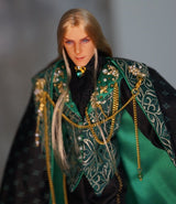 OOAK 1/6 scale Empire-style formal doll outfit pair by Umigami Tama